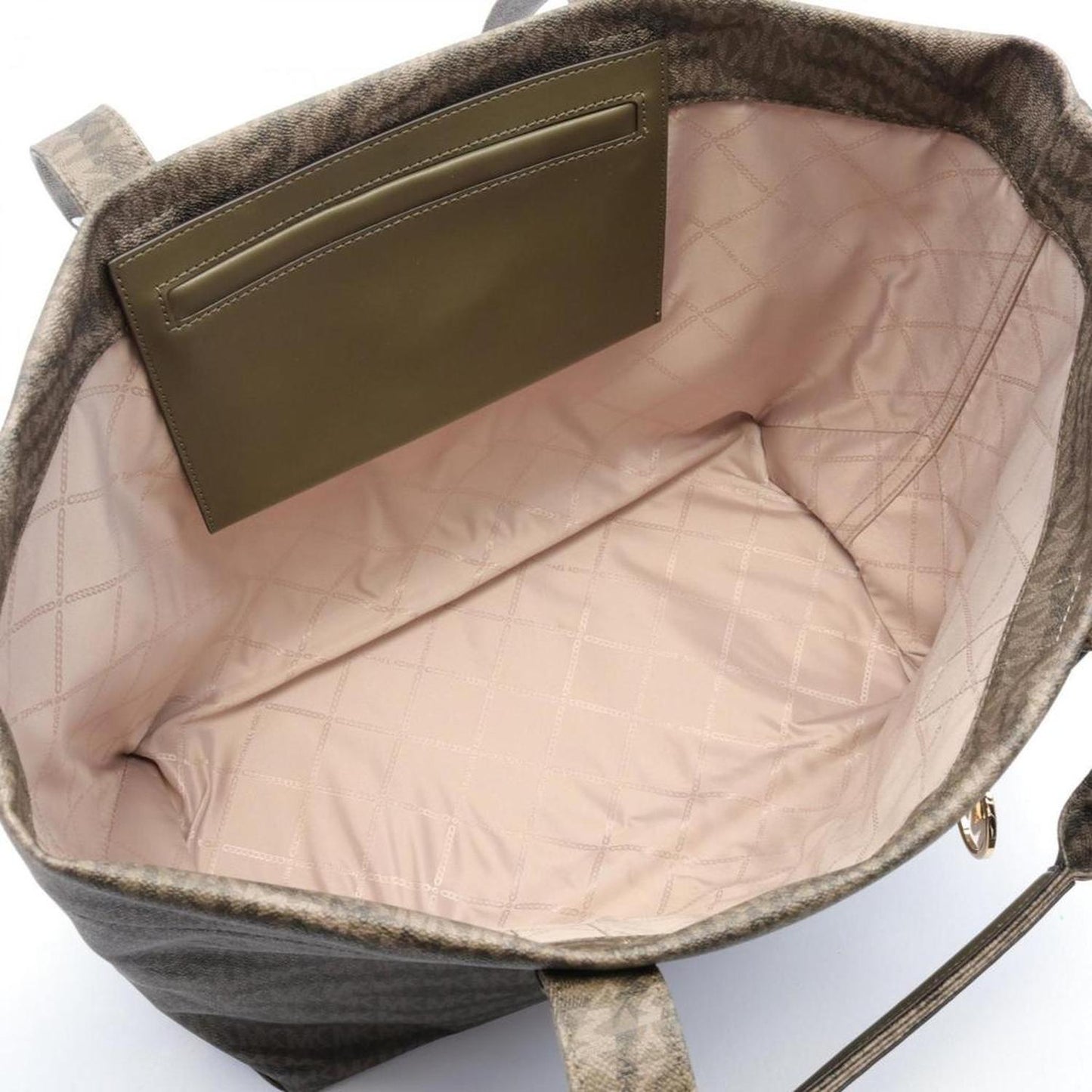 Coated Canvas Leather Tote Bag (Pre-Owned)