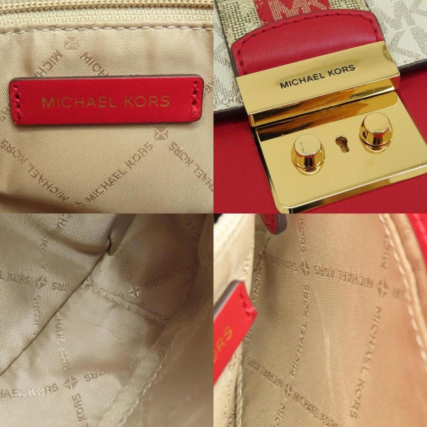 Michael Kors Sloan Canvas Shoulder Bag (Pre-Owned)