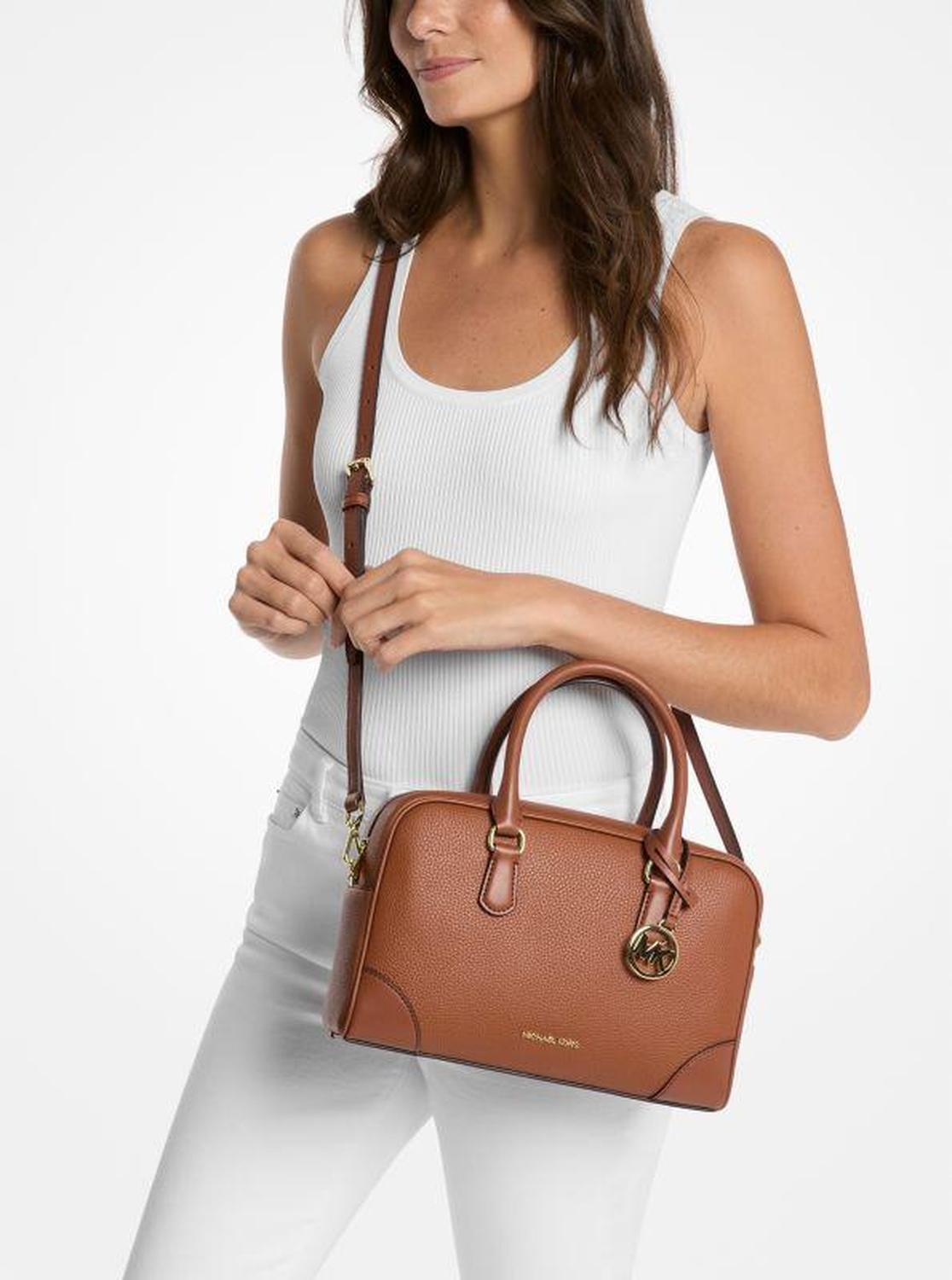 Thompson Pebbled Leather Satchel