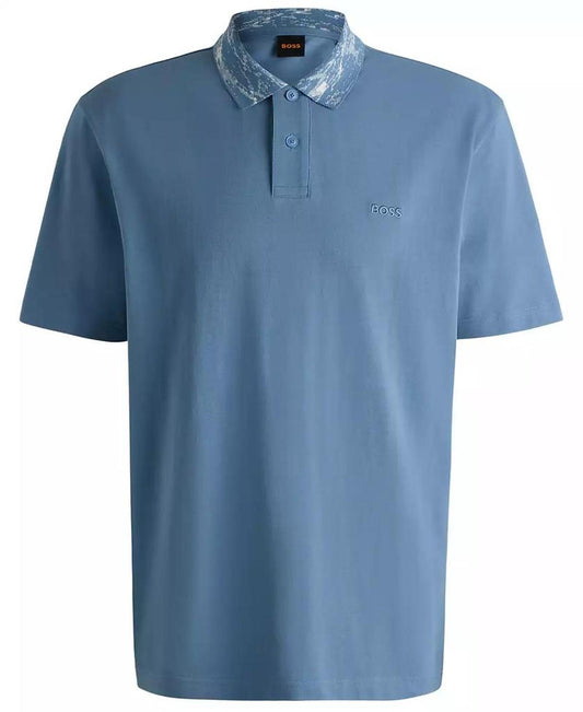 Men's Relaxed-Fit Cotton-Piqué Polo Shirt