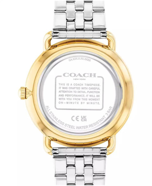 Men's Elliot Two Tone Stainless Steel Bracelet Watch, 43mm