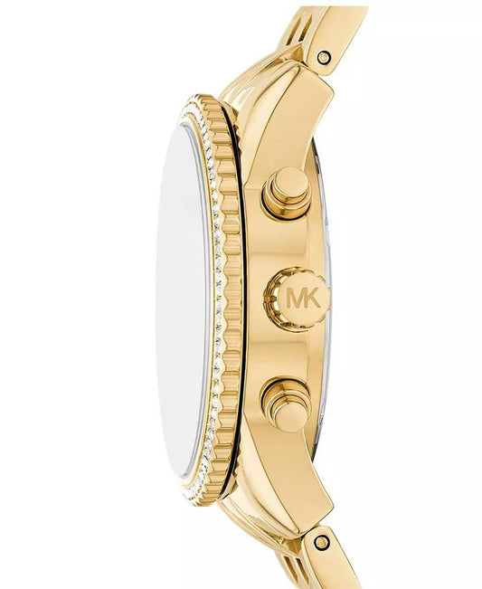 Women's Mini Ritz Chronograph Gold-Tone Stainless Steel Watch, 35mm