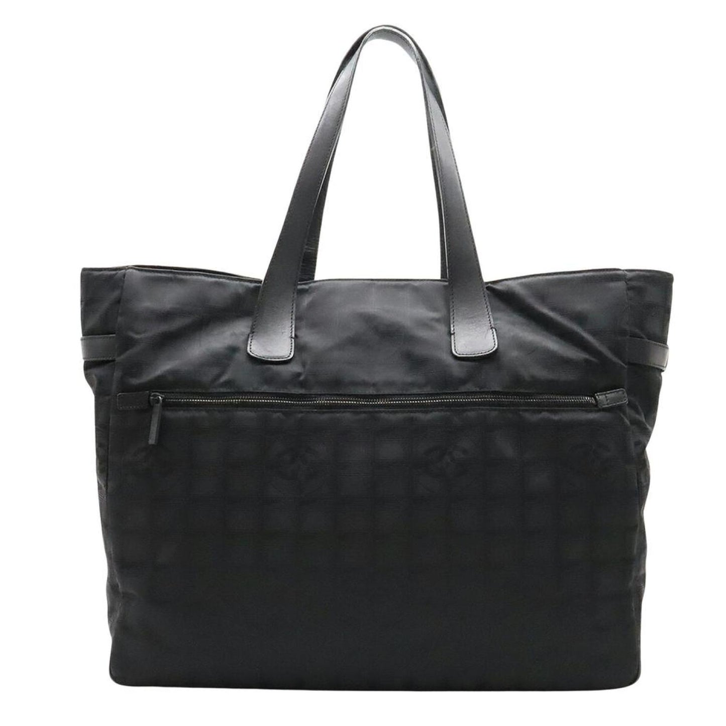 Chanel Travel Line Canvas Tote Bag (Pre-Owned)
