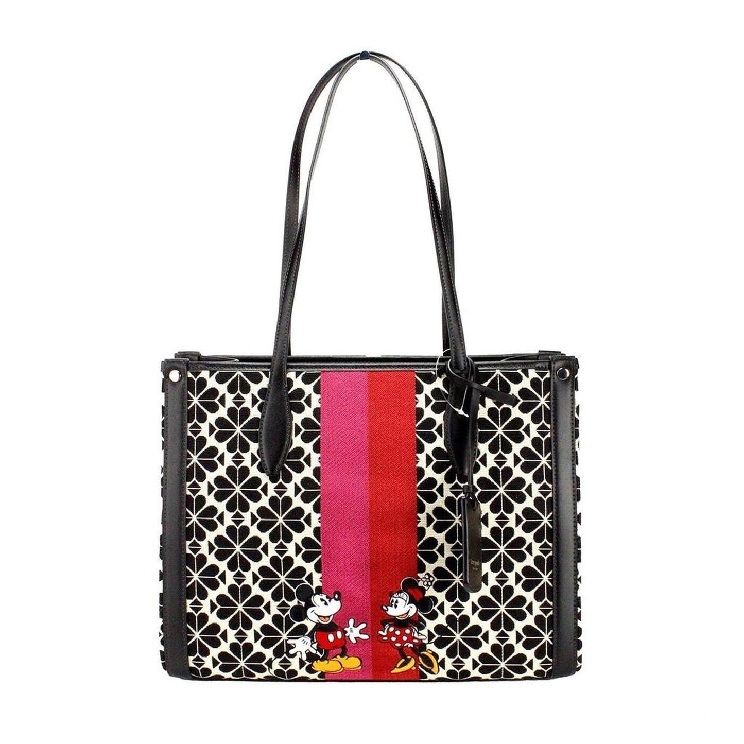 Kate Spade Disney 100 Flower Jacquard Stripe Market Medium Tote Women's Bag