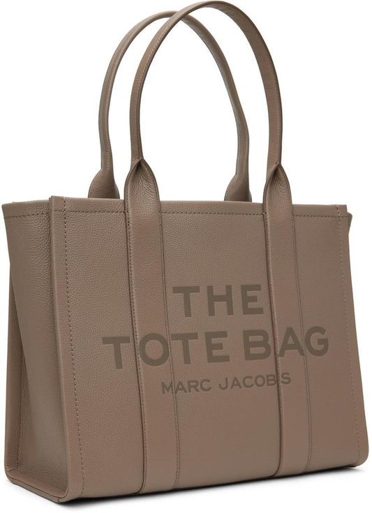 Gray 'The Leather Large' Tote