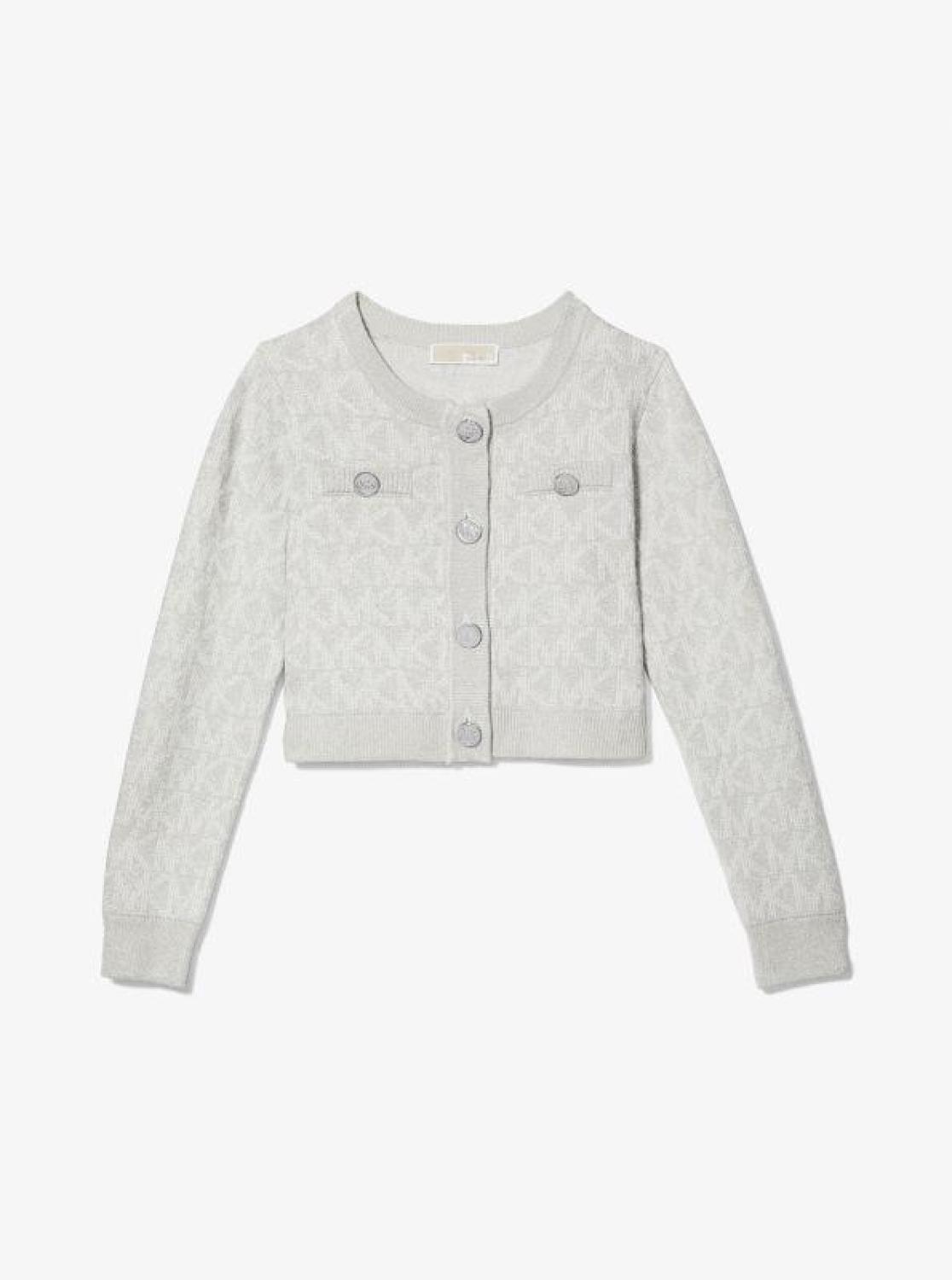 Logo Jacquard Cardigan