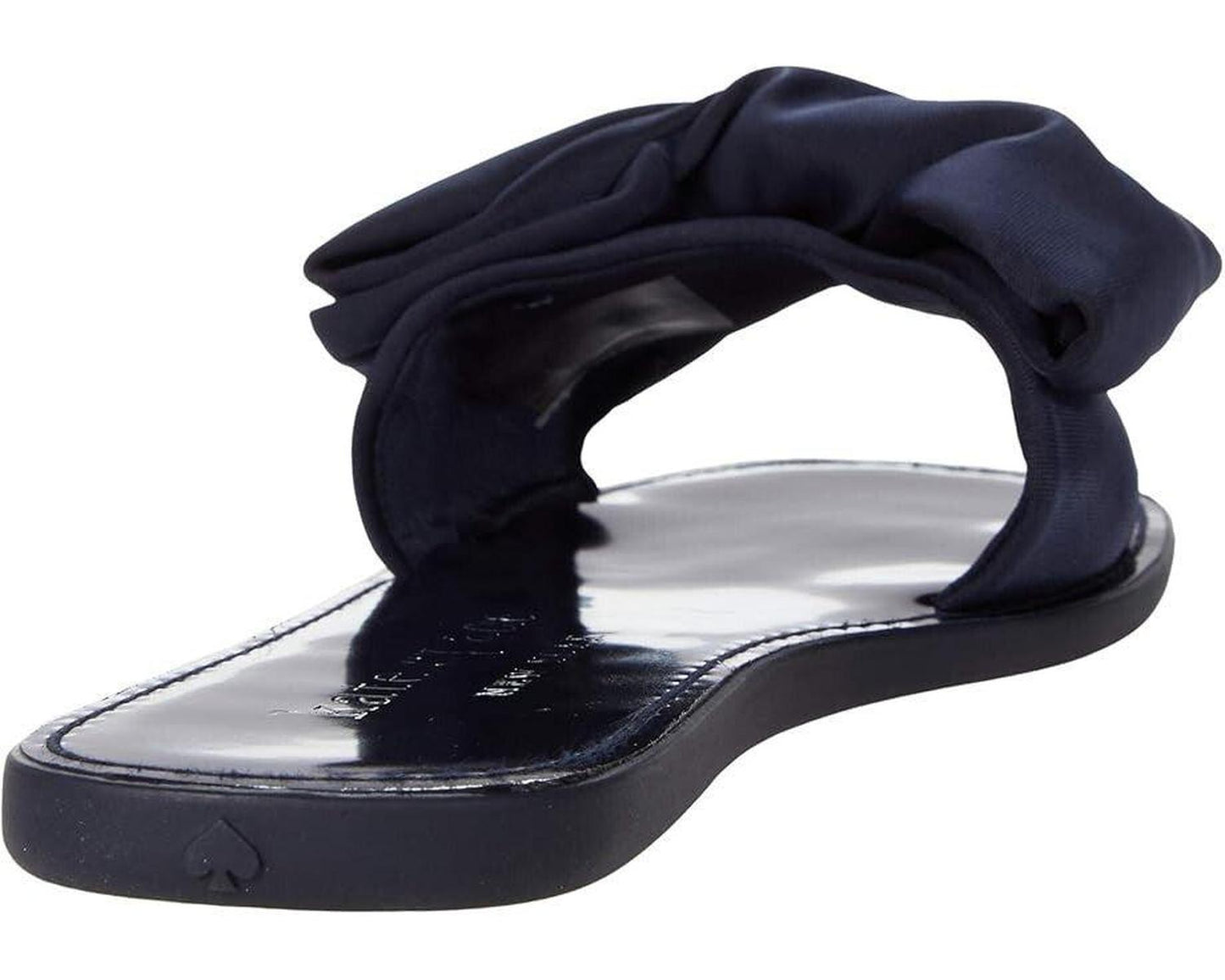 Bikini Sandal Women's US 8 Blue Bow Square Toe Slide KHD2652