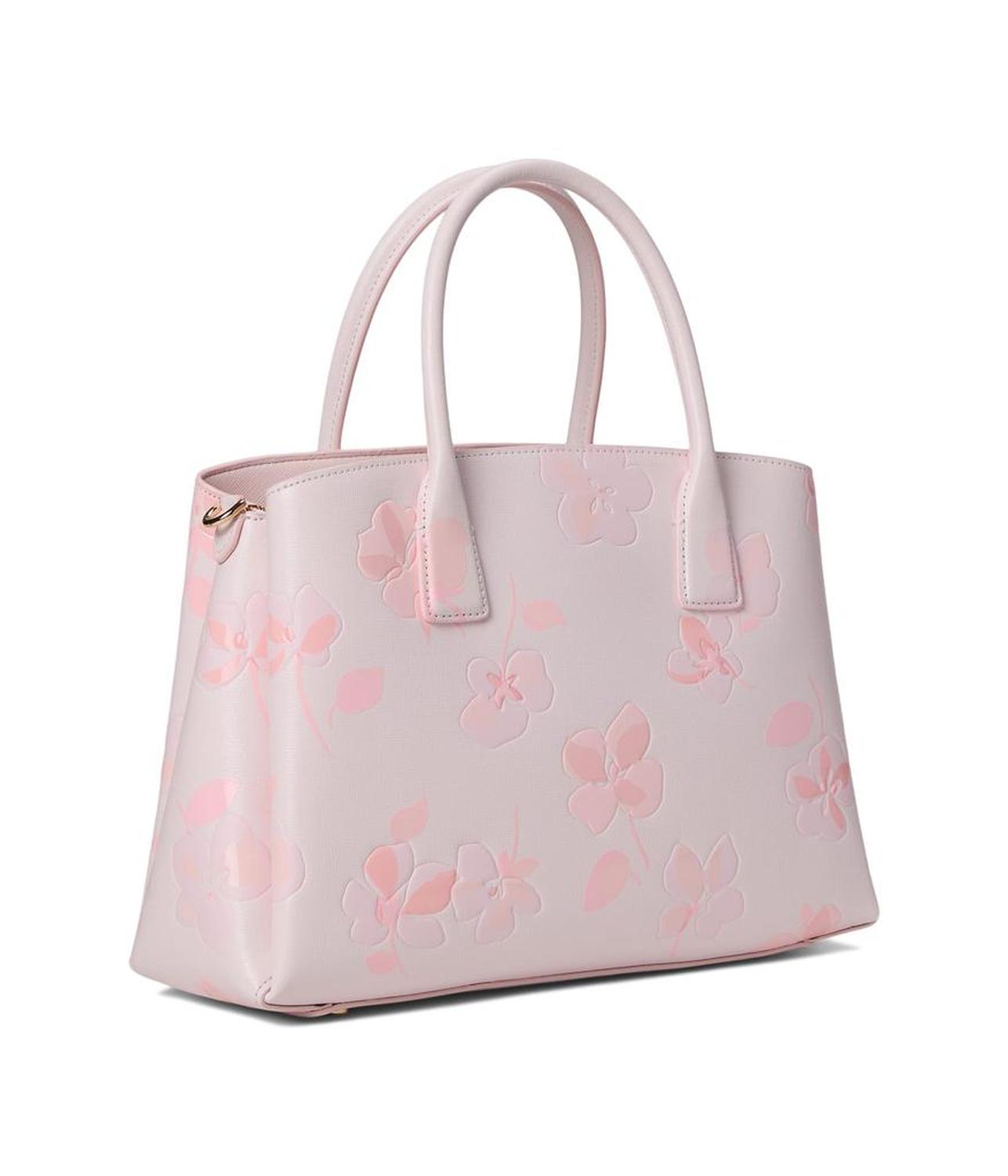 Serena Spring Pansies Satchel