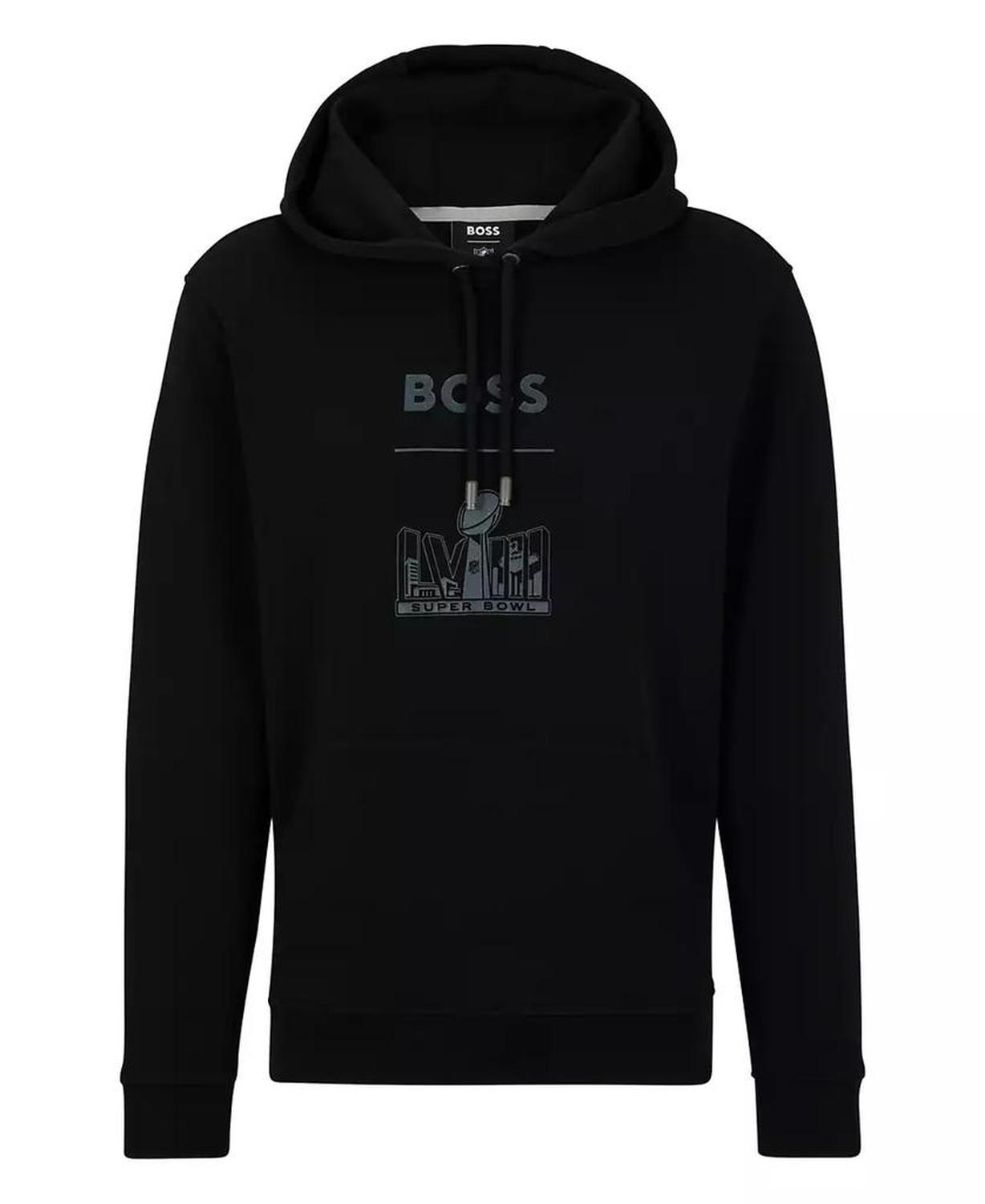 BOSS Men's BOSS x NFL Metallic Print Hoodie