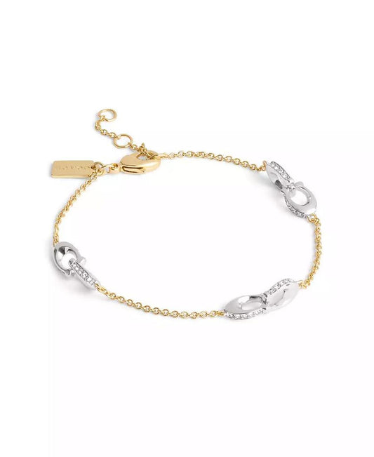 Faux Stone Signature Pave Strand Bracelet