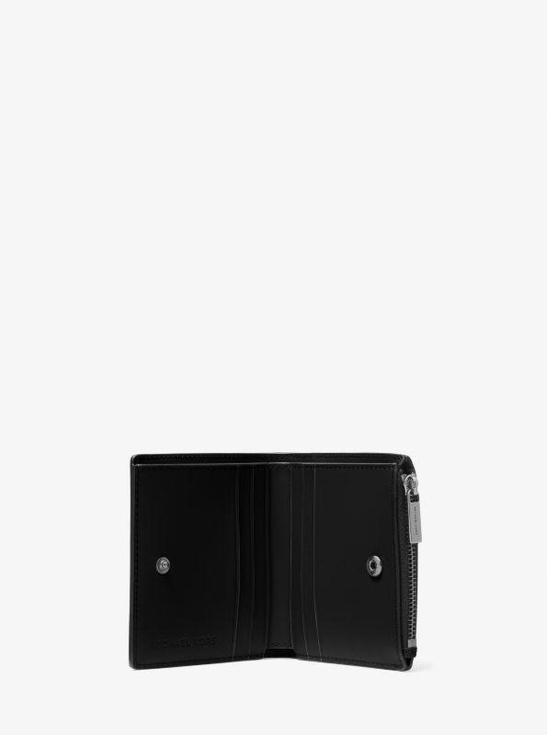 Edison Scratch-Resistant Crossgrain Leather Wallet