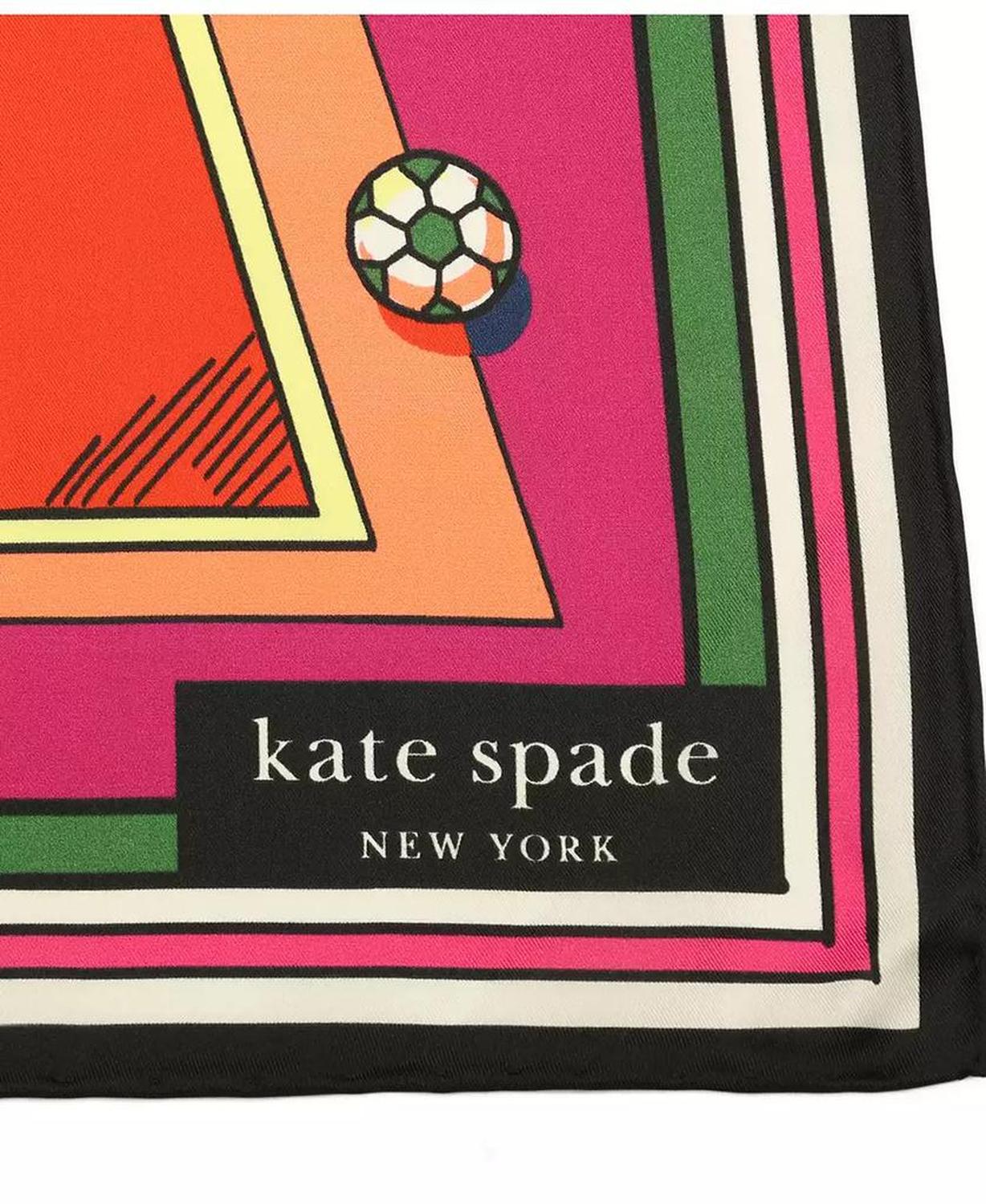 Women's Summer Scene Silk Square Scarf