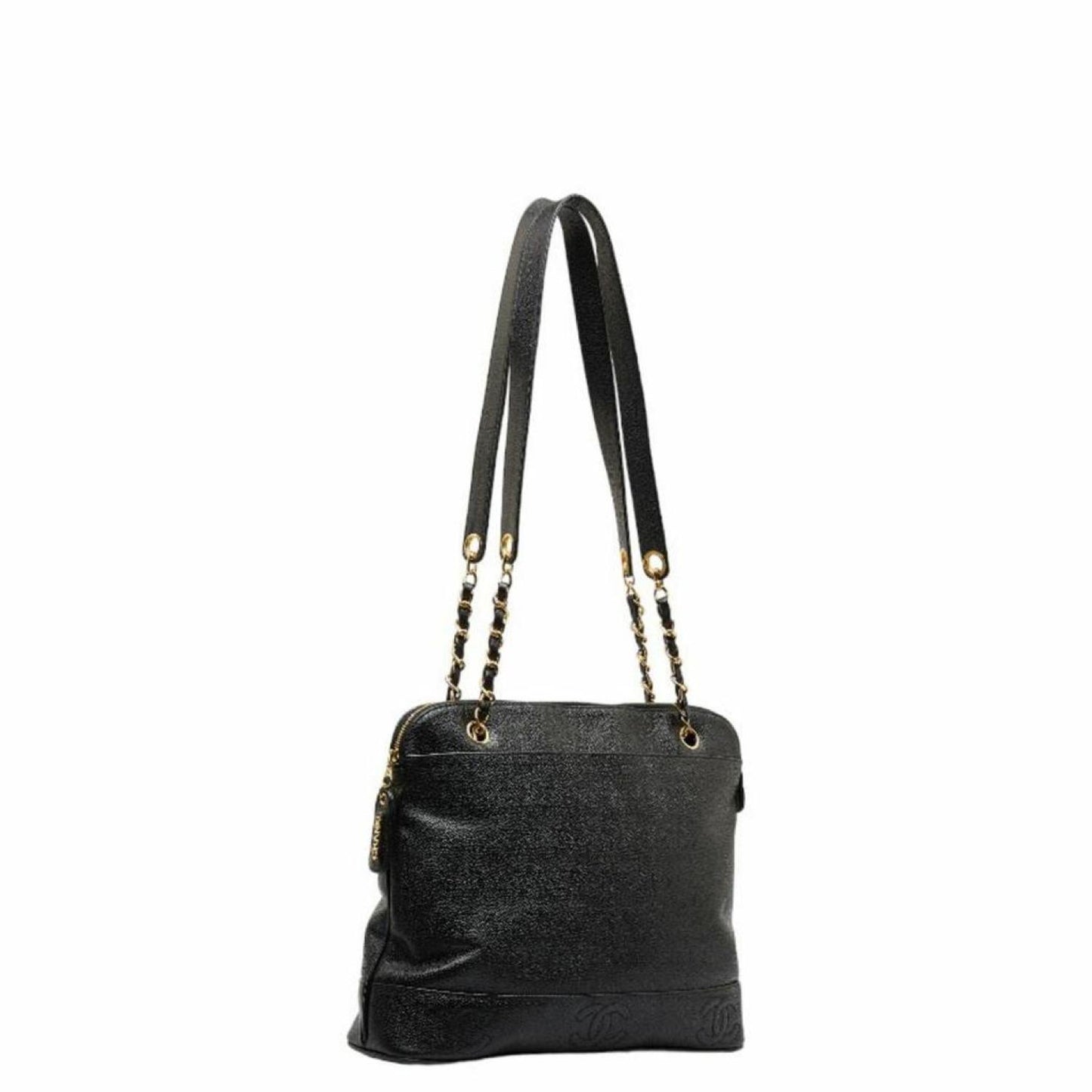 Chanel Triple Coco Leather Shoulder Bag (Pre-Owned)