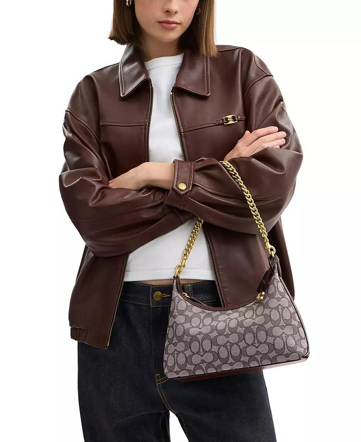 Juliet Small Signature Jacquard Shoulder Bag 25