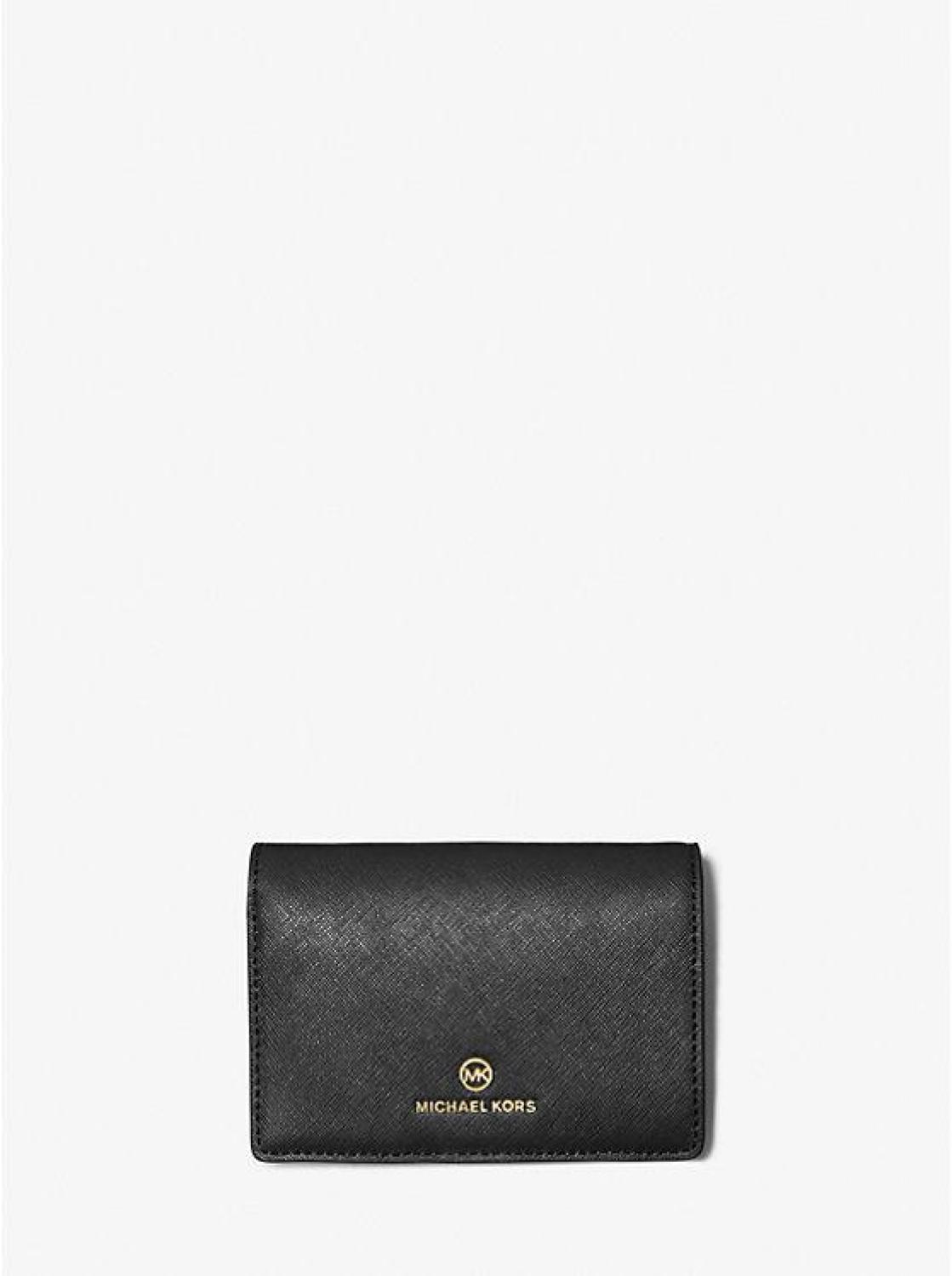 Jet Set Charm Medium Saffiano Leather Wallet