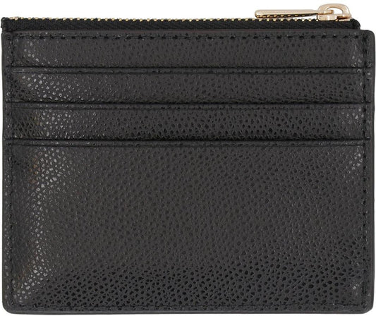 Furla Camelia Logo Plaque Zip-Up Small Card Holder