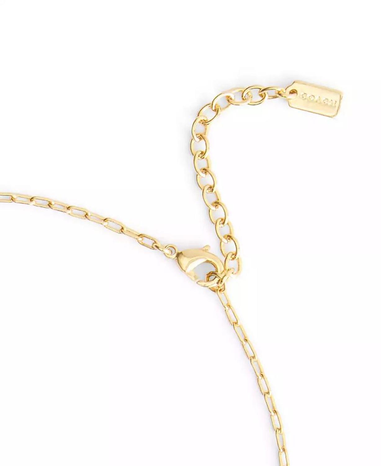 Gold Plated Rexy Pendant Necklace