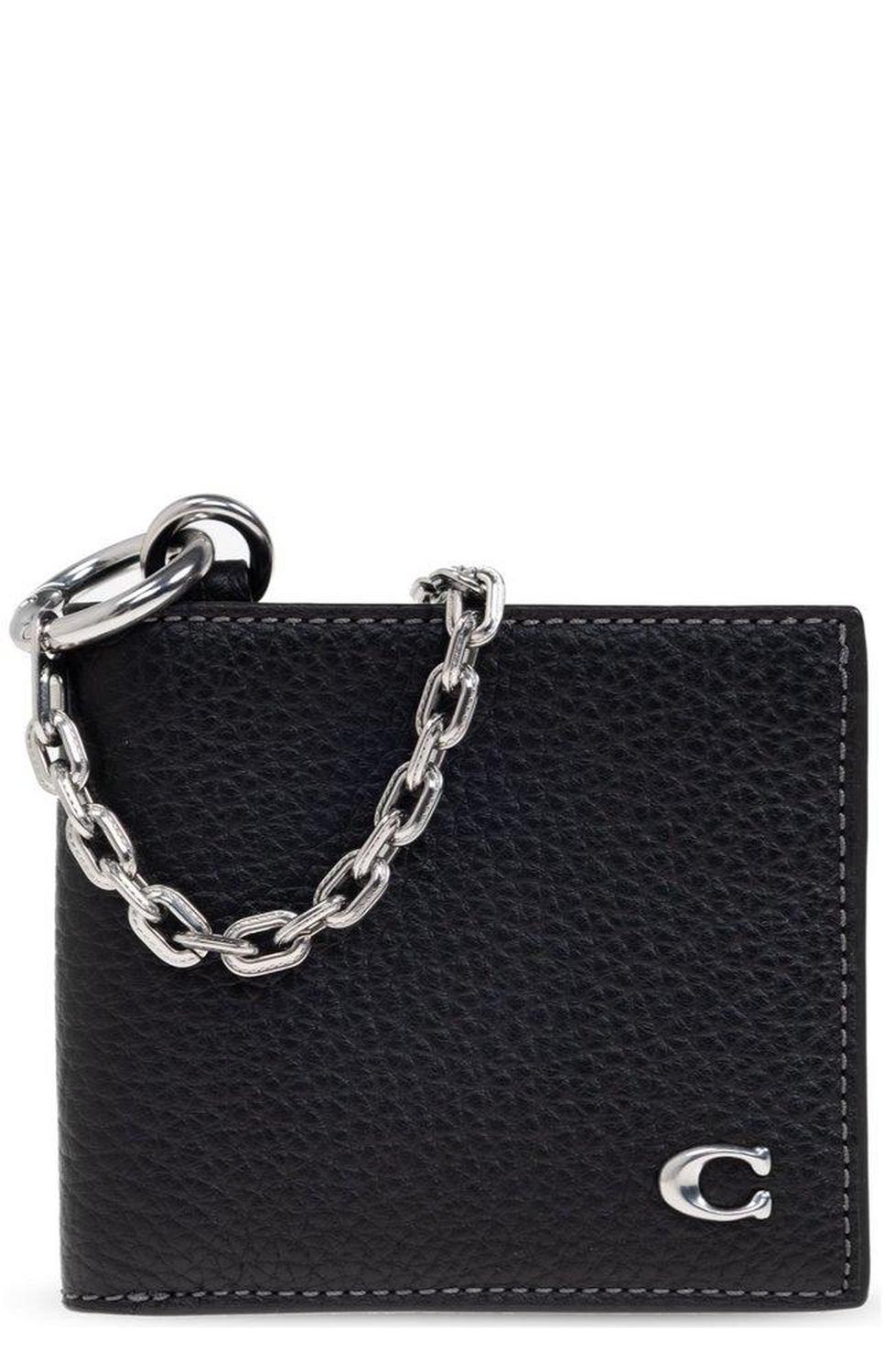 Coach Chain Detailed Billfold Wallet