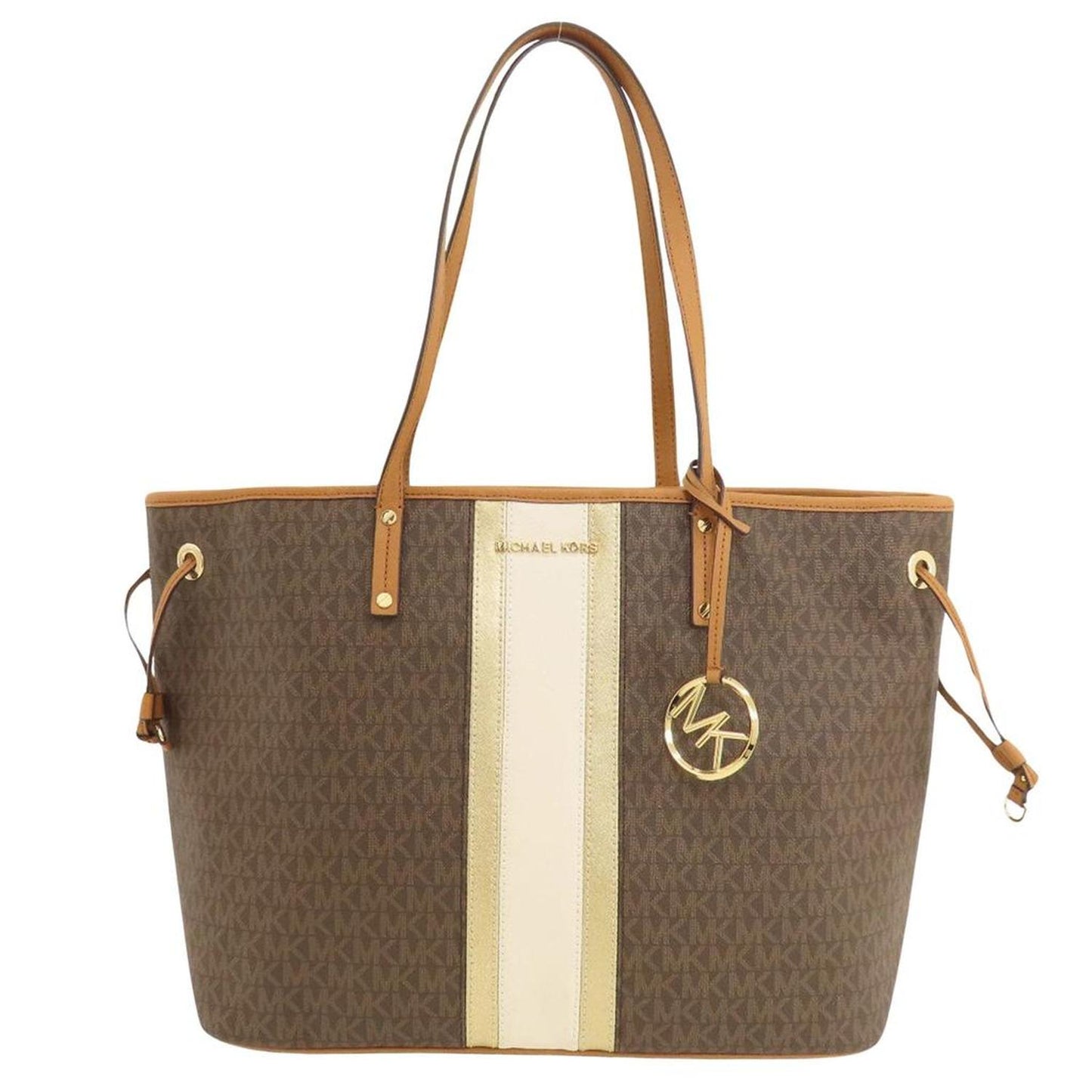 Michael Kors Jet Set Canvas Tote Bag (Pre-Owned)