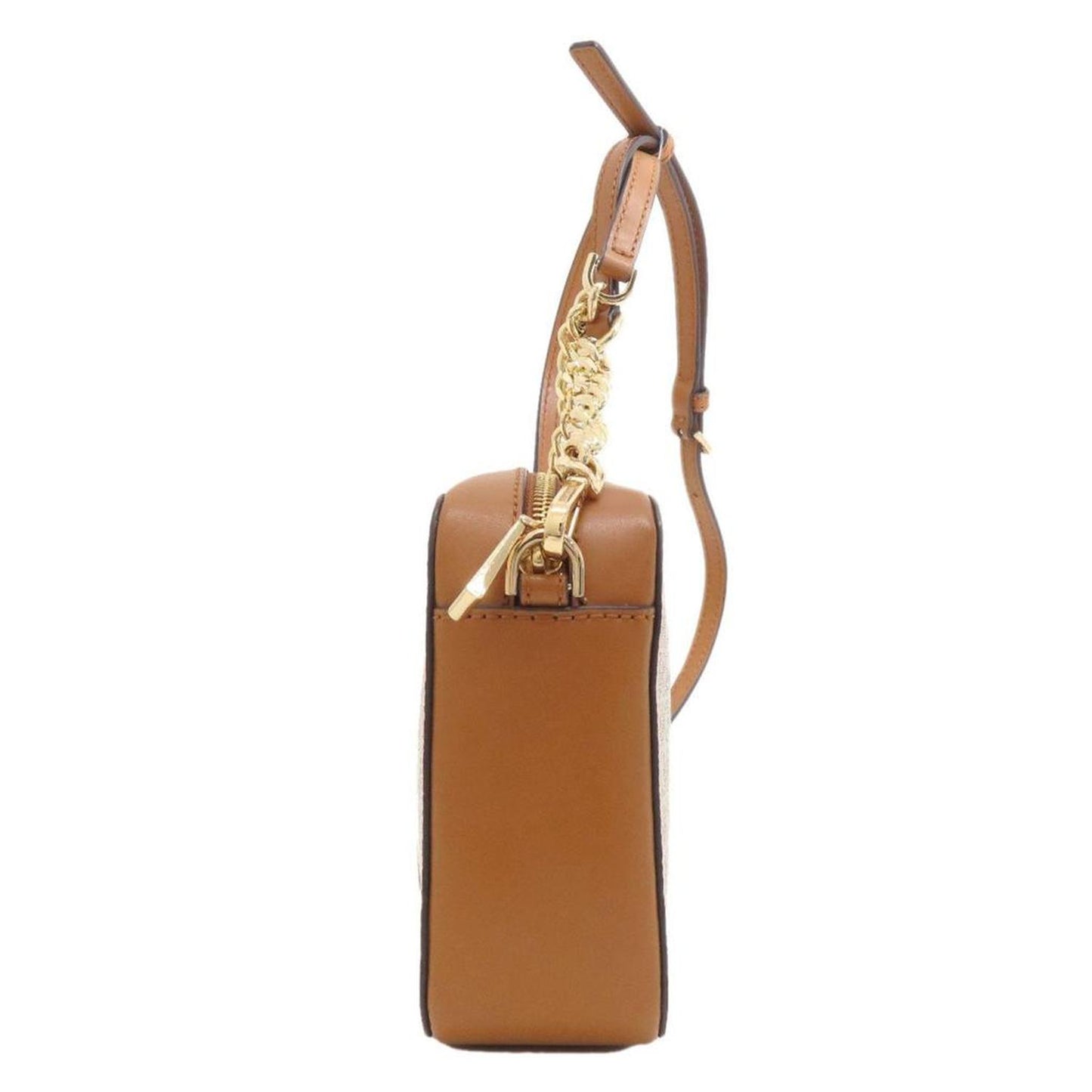 Michael Kors Jet Set Canvas Shoulder Bag (Pre-Owned)