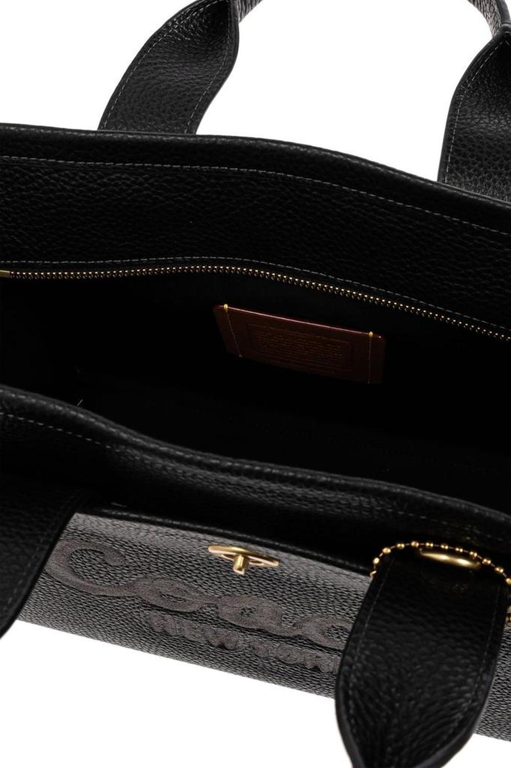 Coach Cargo Logo Detailed Tote Bag