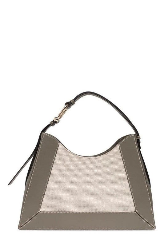 Furla Logo Printed Top Handle Bag