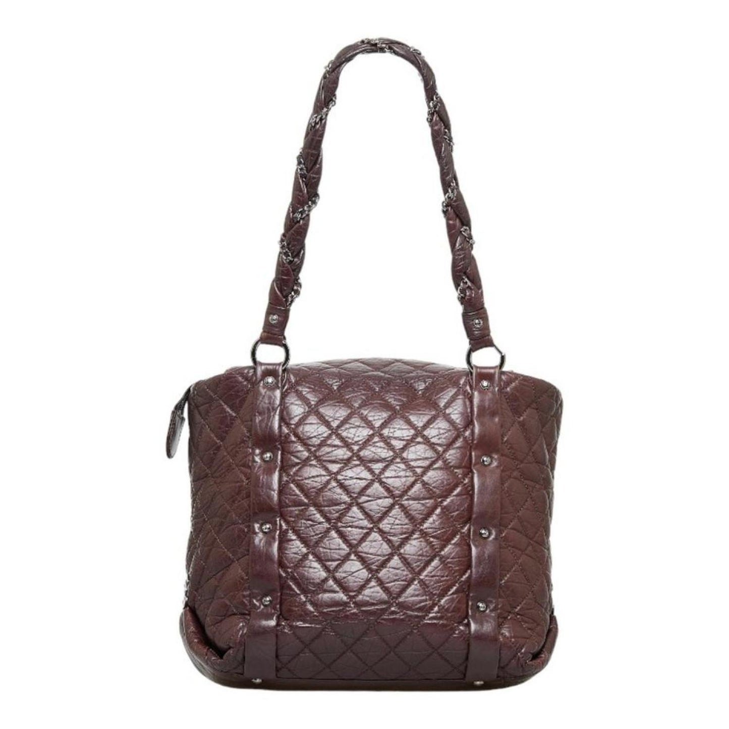 Chanel Lady Braid Leather Shoulder Bag (Pre-Owned)