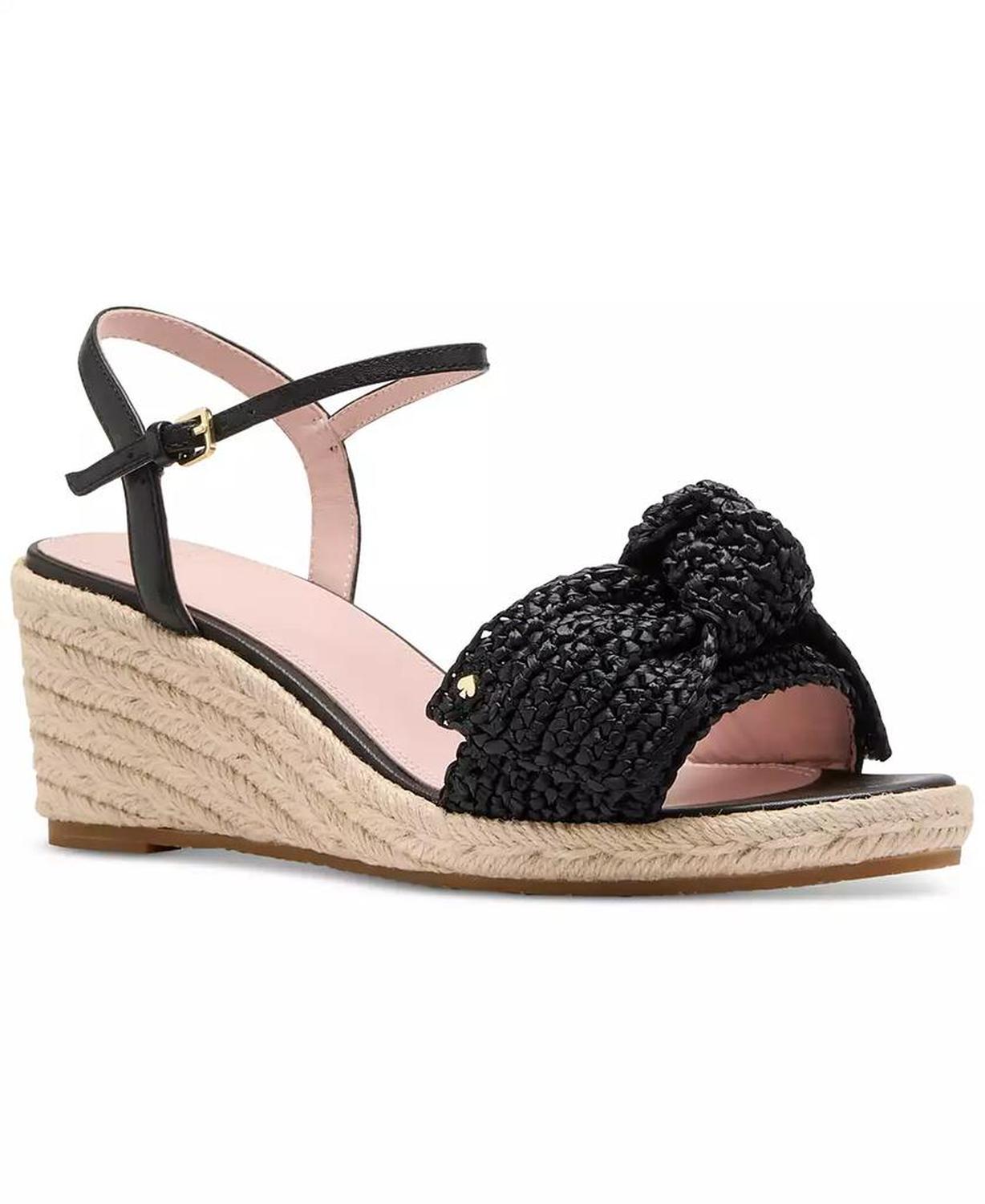 Women's Leandra Raffia Espadrille Wedge Sandals