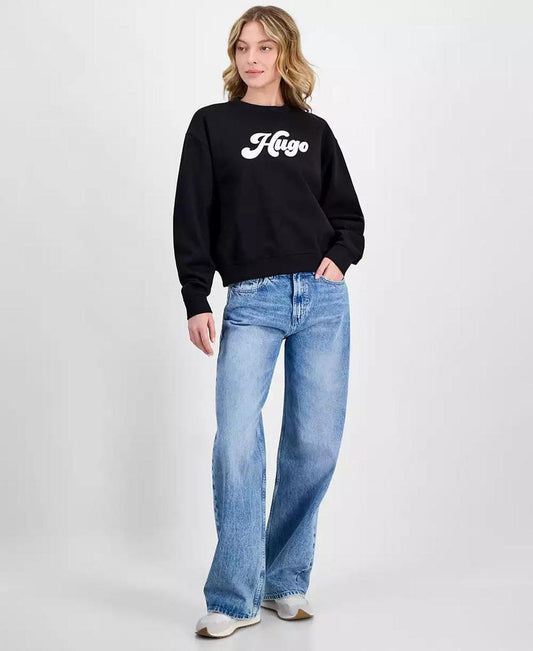 Women's Logo-Print Long-Sleeve Sweatshirt