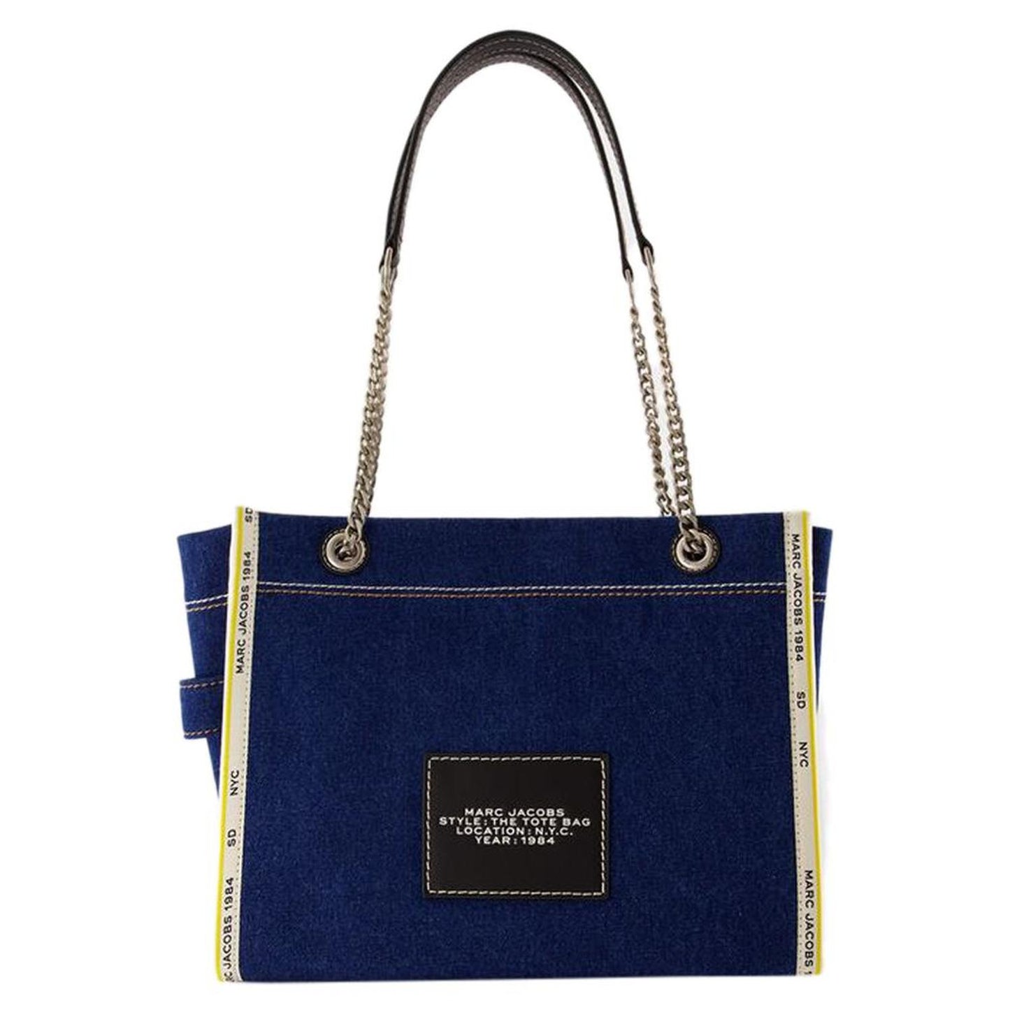 The Medium Tote - - Cotton - Black