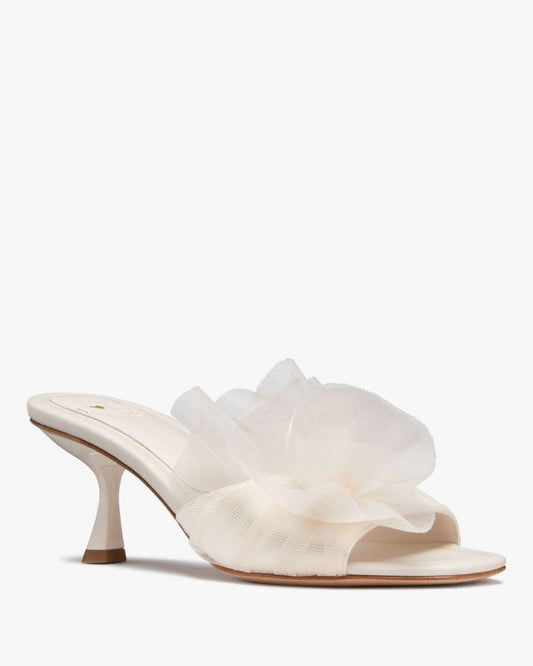 Flourish Tulle Heeled Sandals