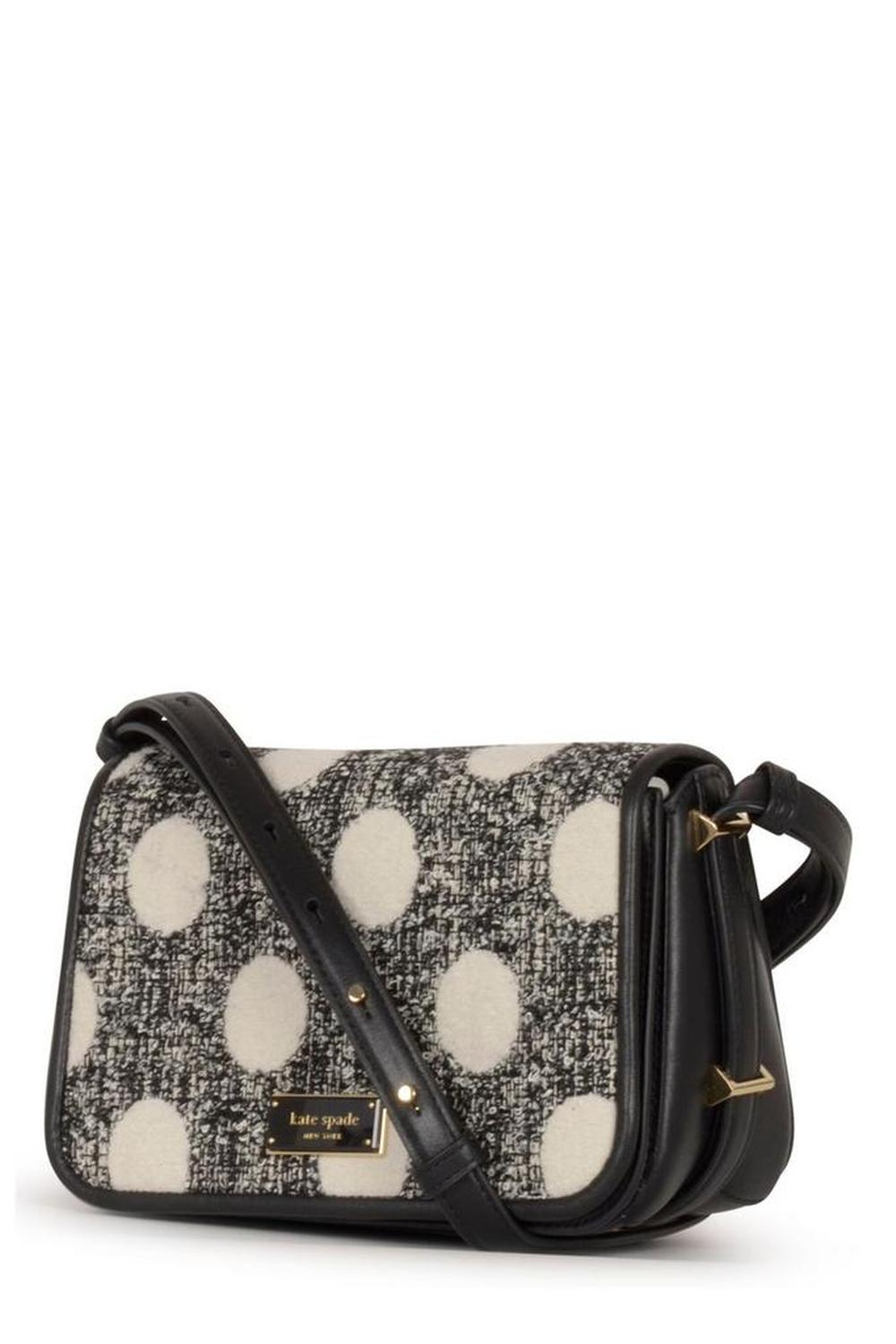 Kate Spade Tweed Polka Dot Crossbody Bag