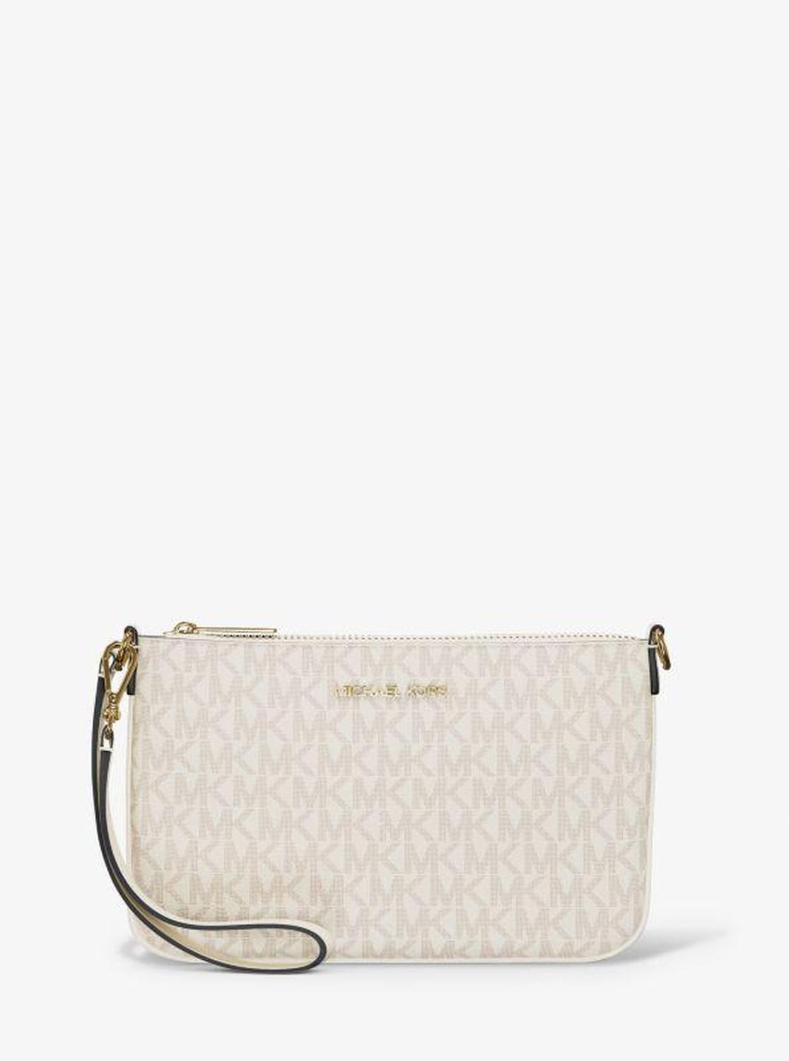 Jet Set Small Signature Logo Convertible Wristlet