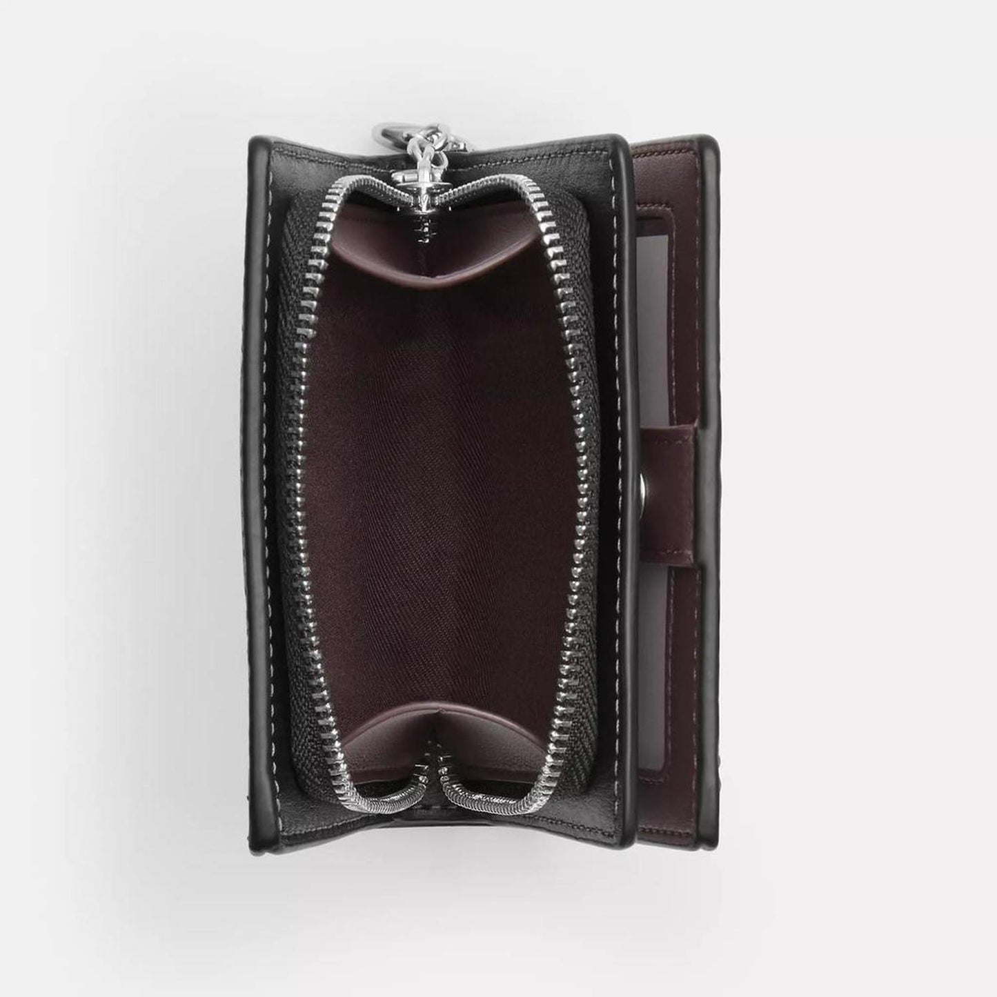 Coach Outlet Snap Wallet With Heart Bolt Print