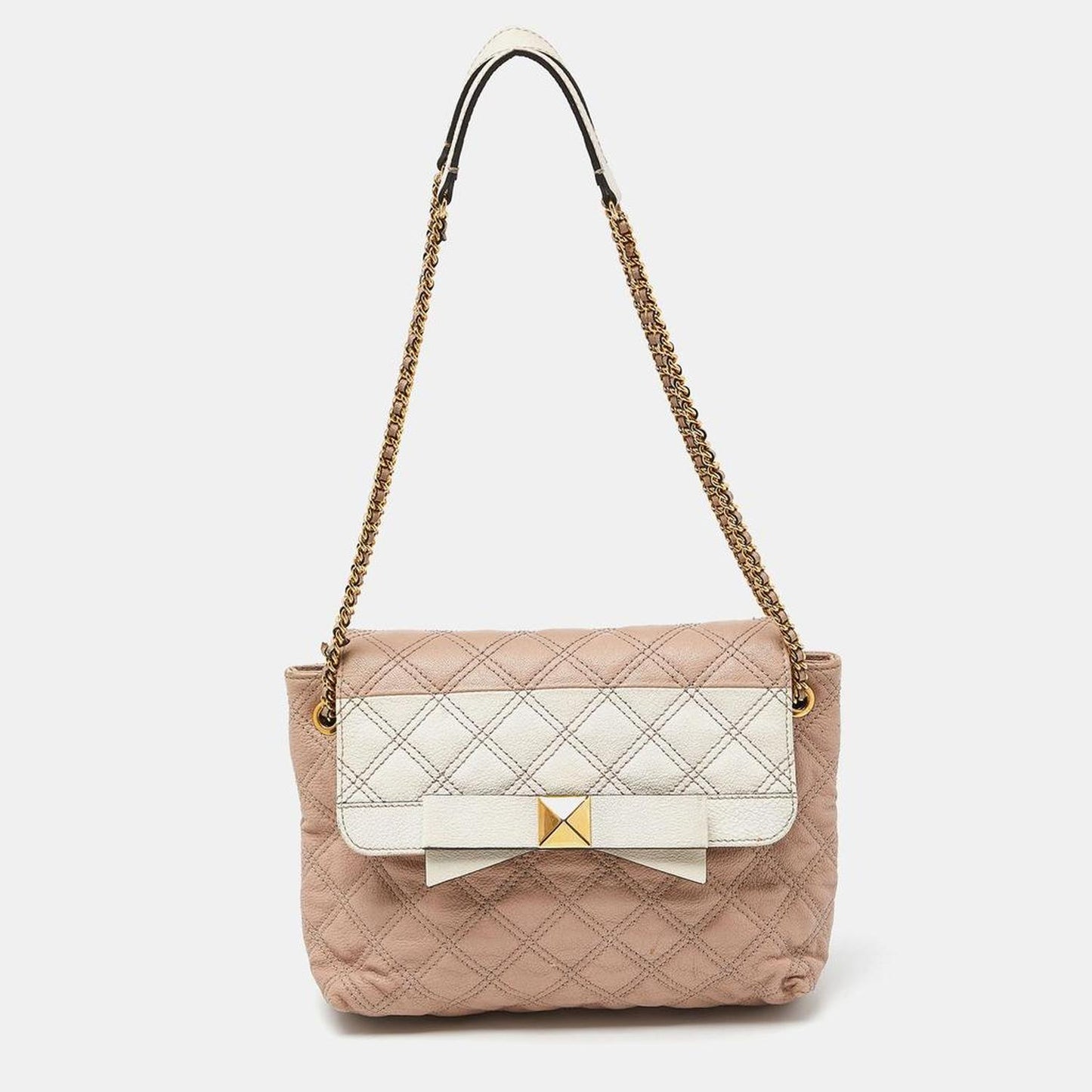 Marc Jacobs Quilted Leather Bow Shoulder Bag