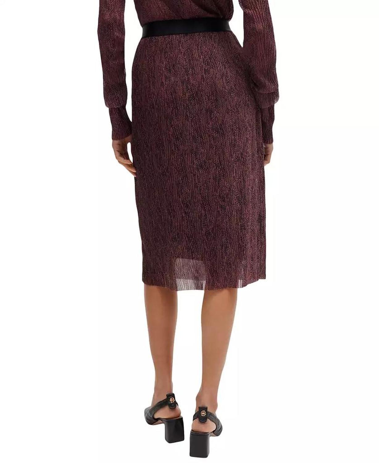 Women's Print Slim-Fit Skirt