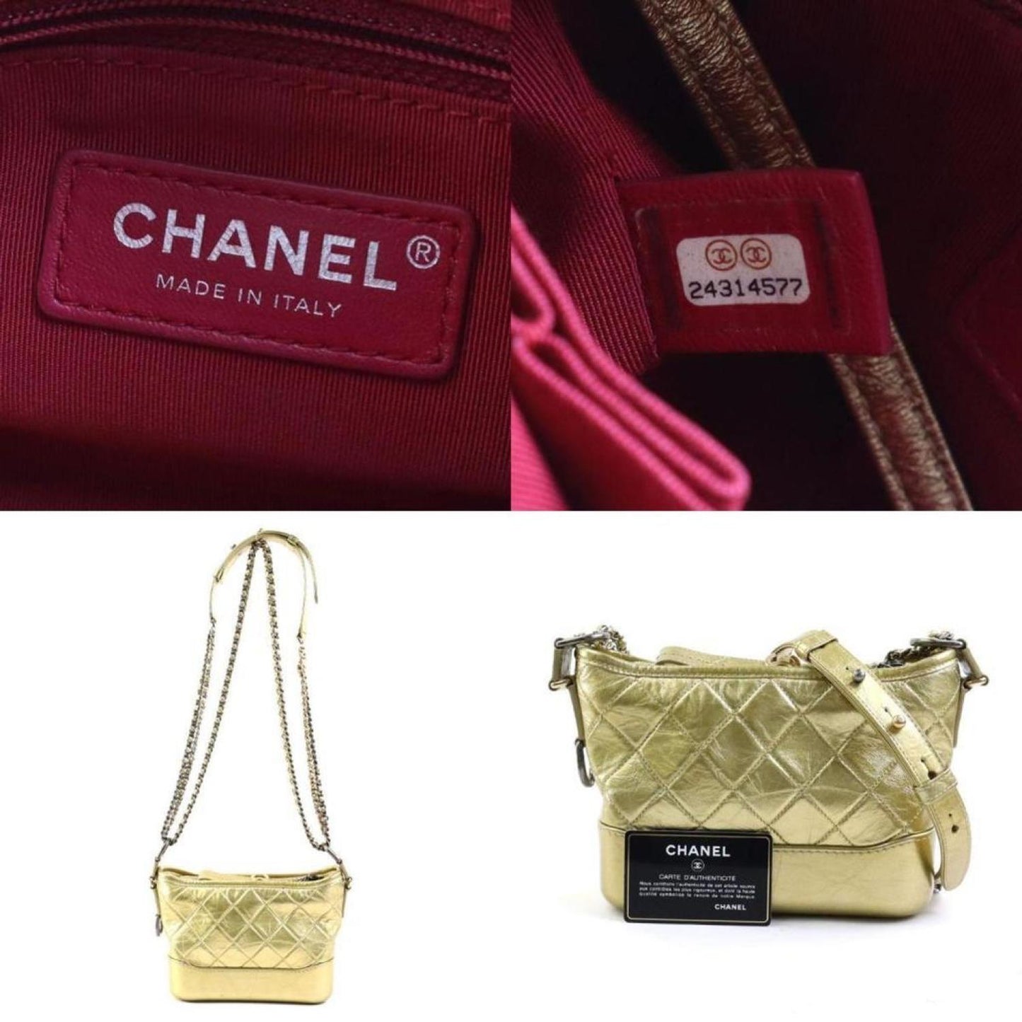 Chanel Gabrielle Metal Shoulder Bag (Pre-Owned)