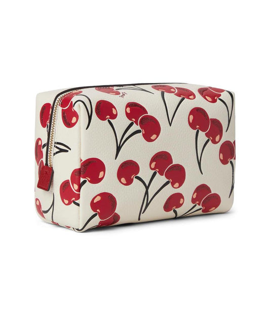 Essential Cosmetic Pouch with Cherry Print