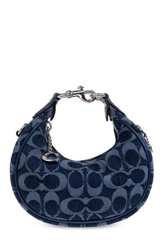 Coach Jonie Logo Printed Denim Crossbody Bag