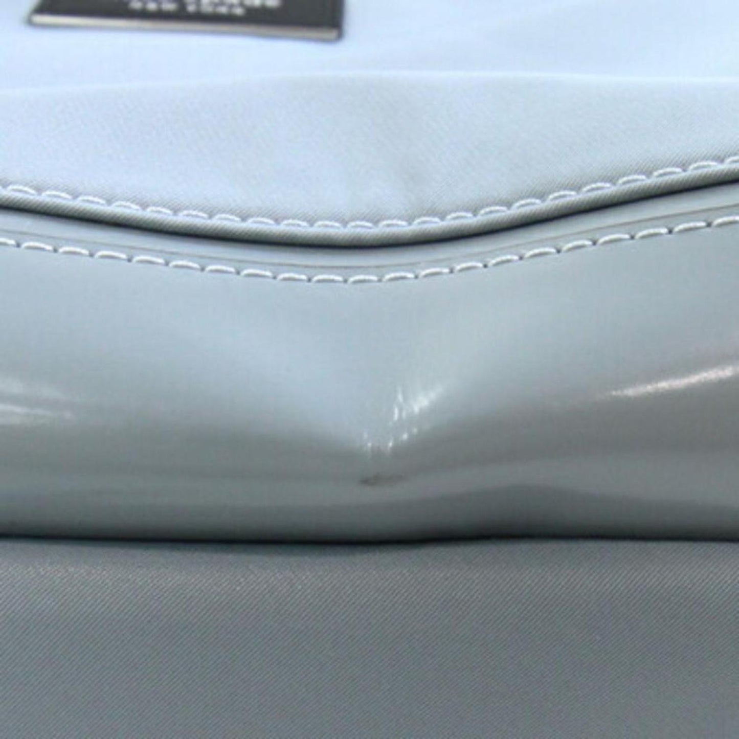 blue Nylon Leather Backpack (Pre-Owned)