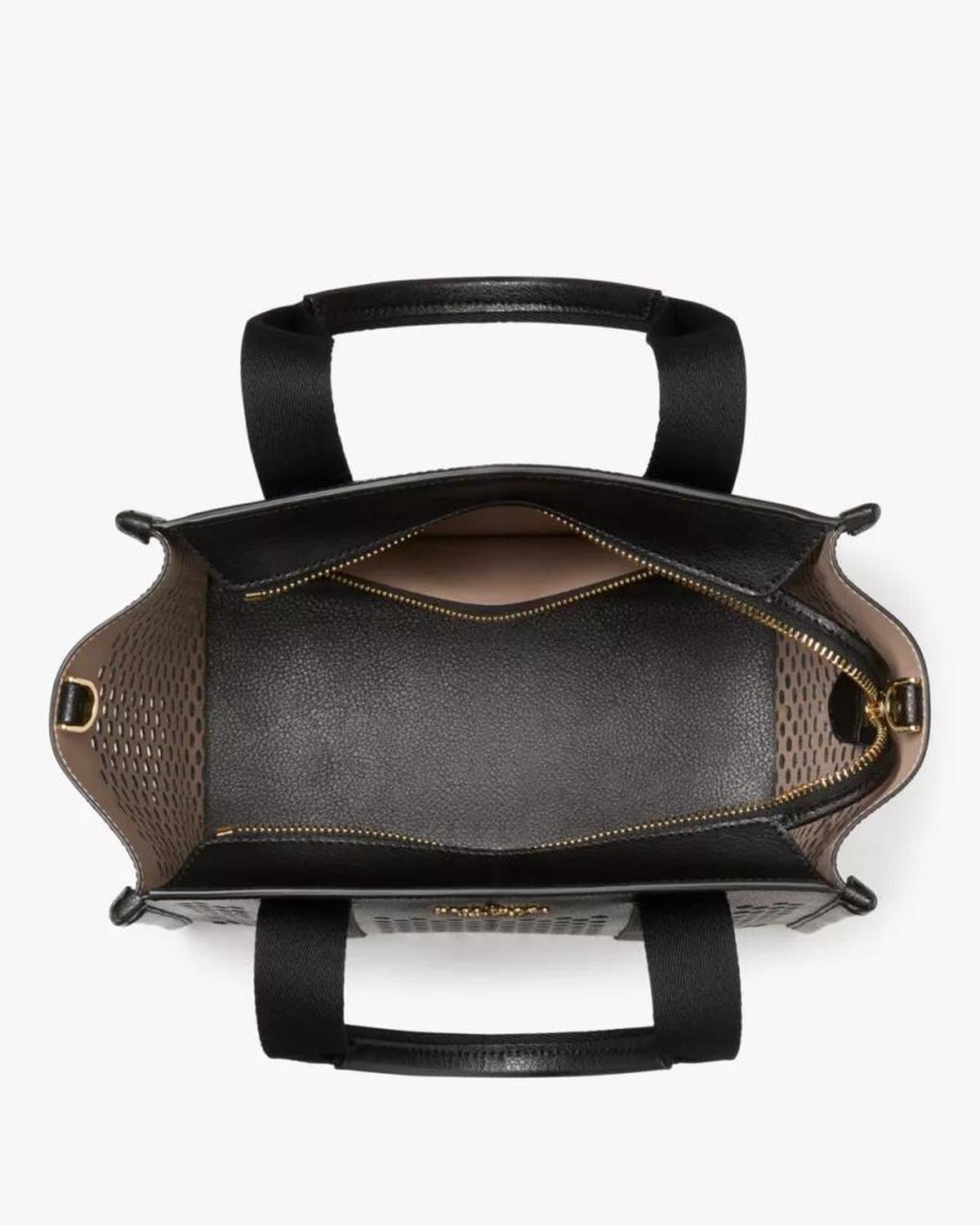 Kip Perforated Leather Small Tote