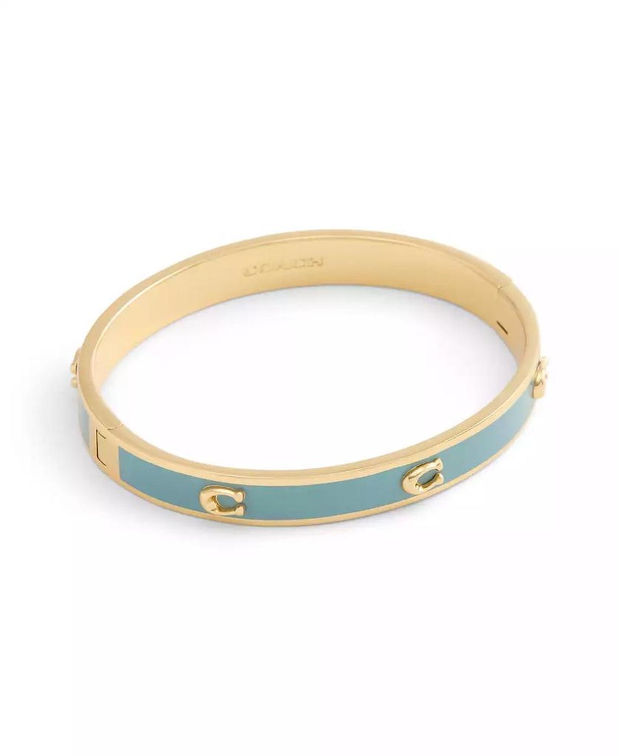 Signature C Enamel Bangle Bracelet
