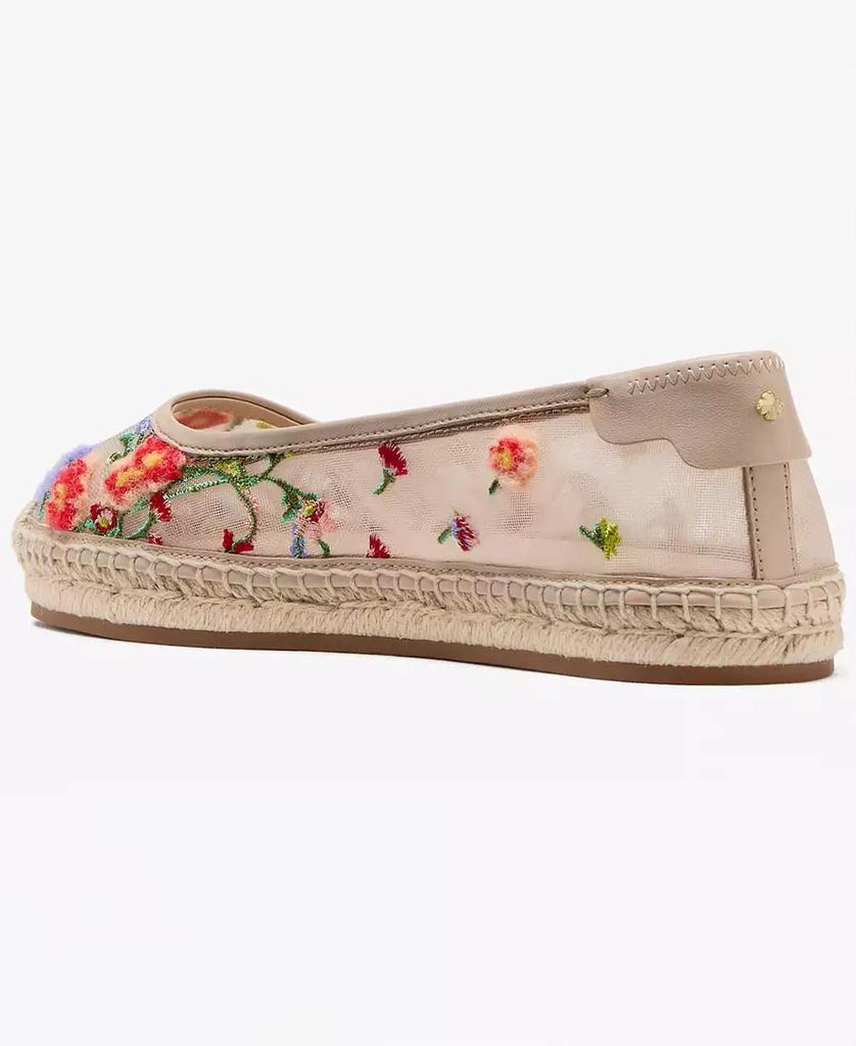 Women's Whimsical Garden Mesh Ballet Flats