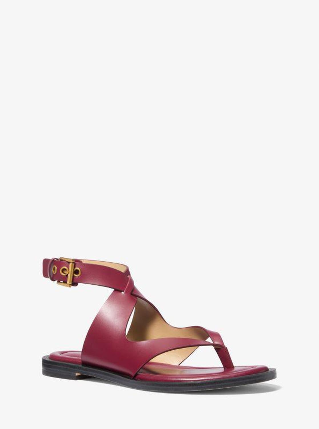 Irene Leather Wrap Sandal