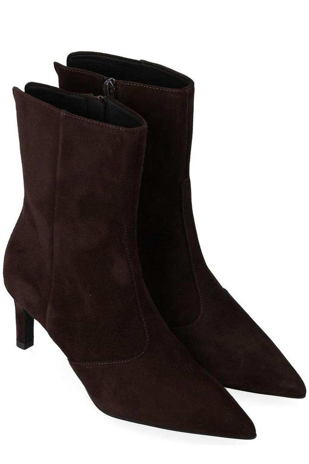 Furla Essential Pointed-Toe Ankle Boots