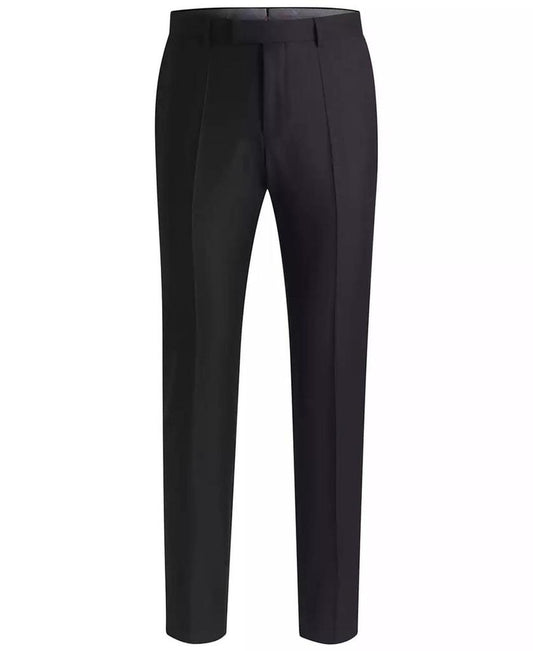 Men's Virgin Wool Slim-Fit Trousers