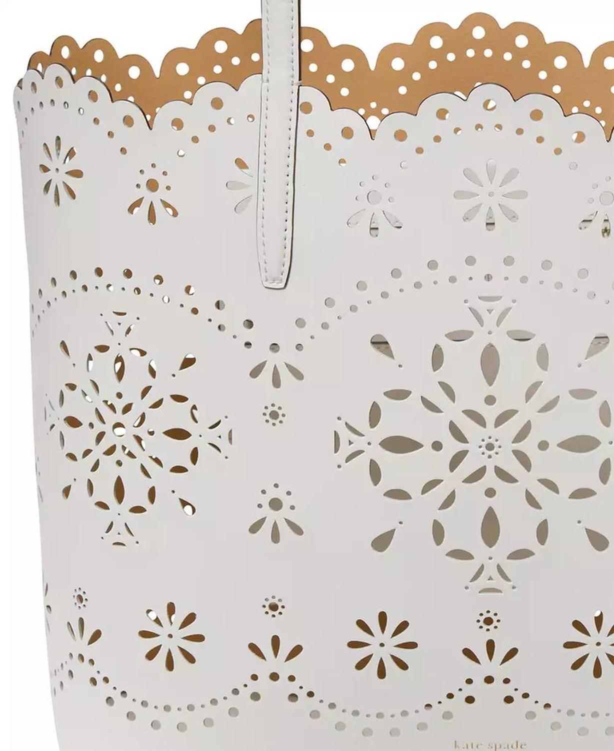 Do It All Perforated Leather Tote Bag