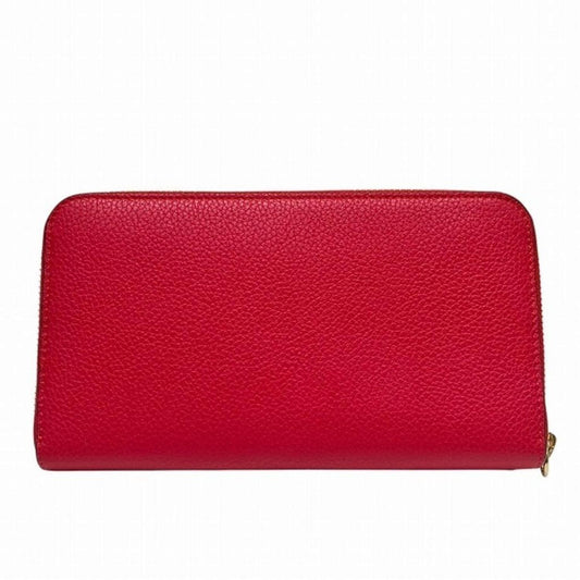 Leather Long Wallet (Bi-Fold) (Pre-Owned)