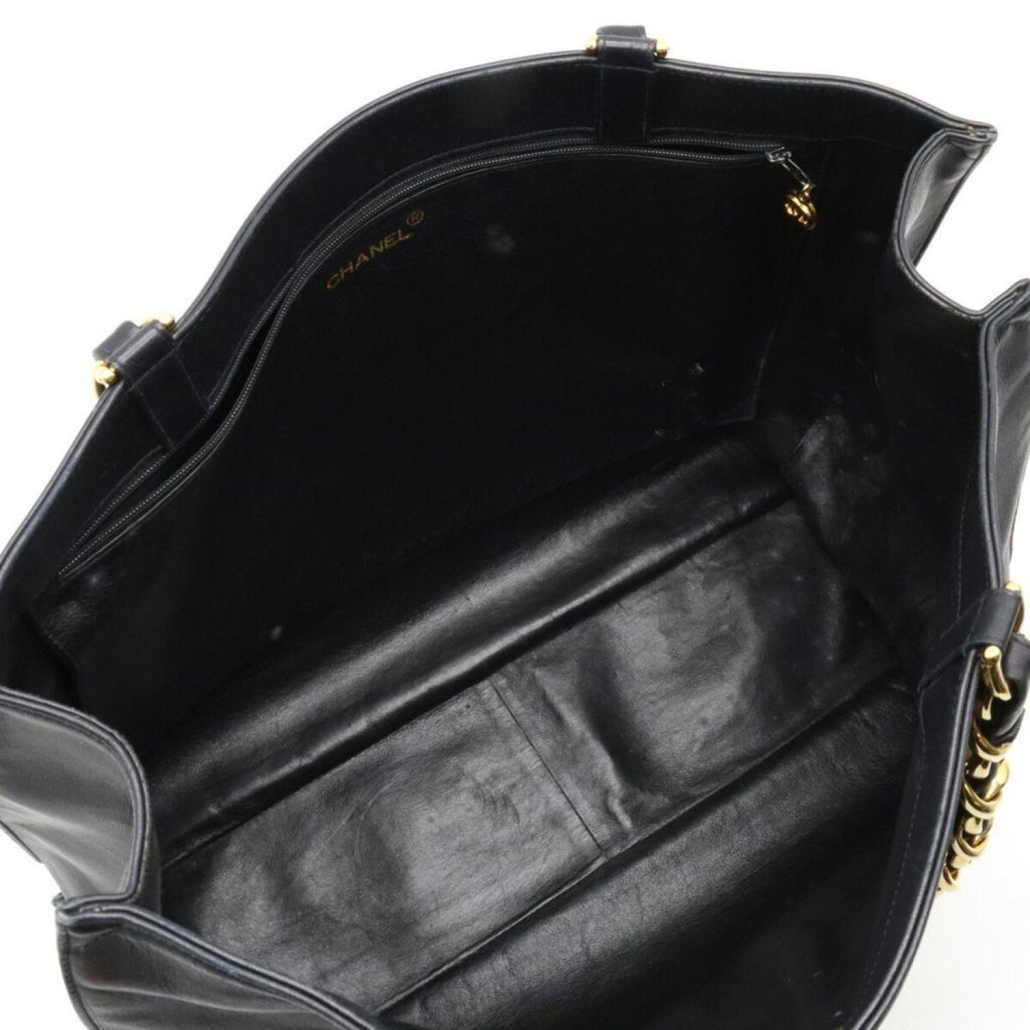 Chanel Jumbo Leather Tote Bag (Pre-Owned)