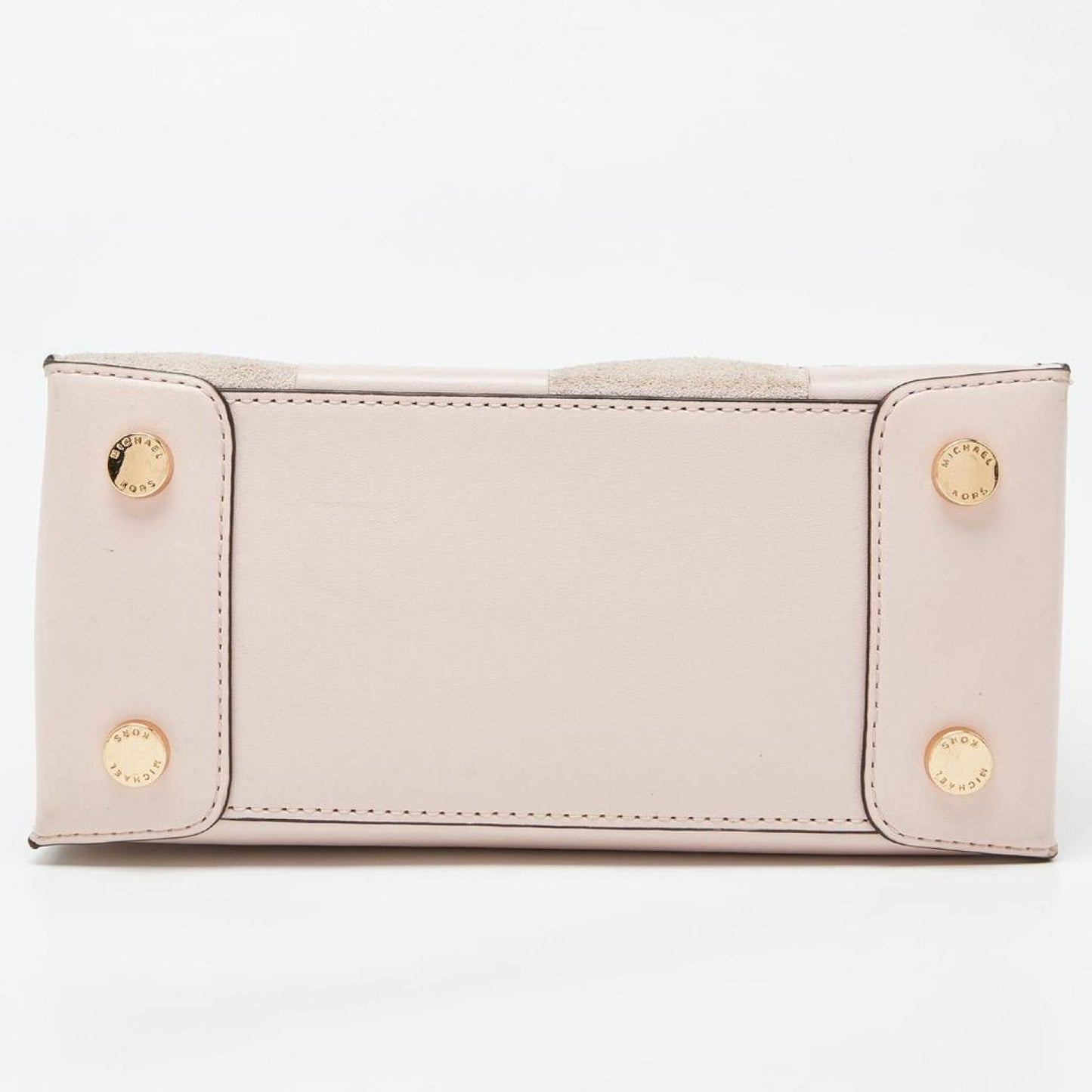 Michael Kors Light Leather And Suede Mercer Tote